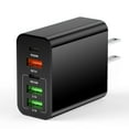 thumbnail image 3 of Venoro Hub USB 5 Multi Port QC3.0 + Chargeur Mural Rapide Pd 65W Type C Adaptateur Secteur, 3 of 5