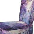 thumbnail image 4 of Designart "Violet Charm" Purple Forest Upholstered Accent Chair - Traditional Arm Chair For Bedroom, 4 of 7