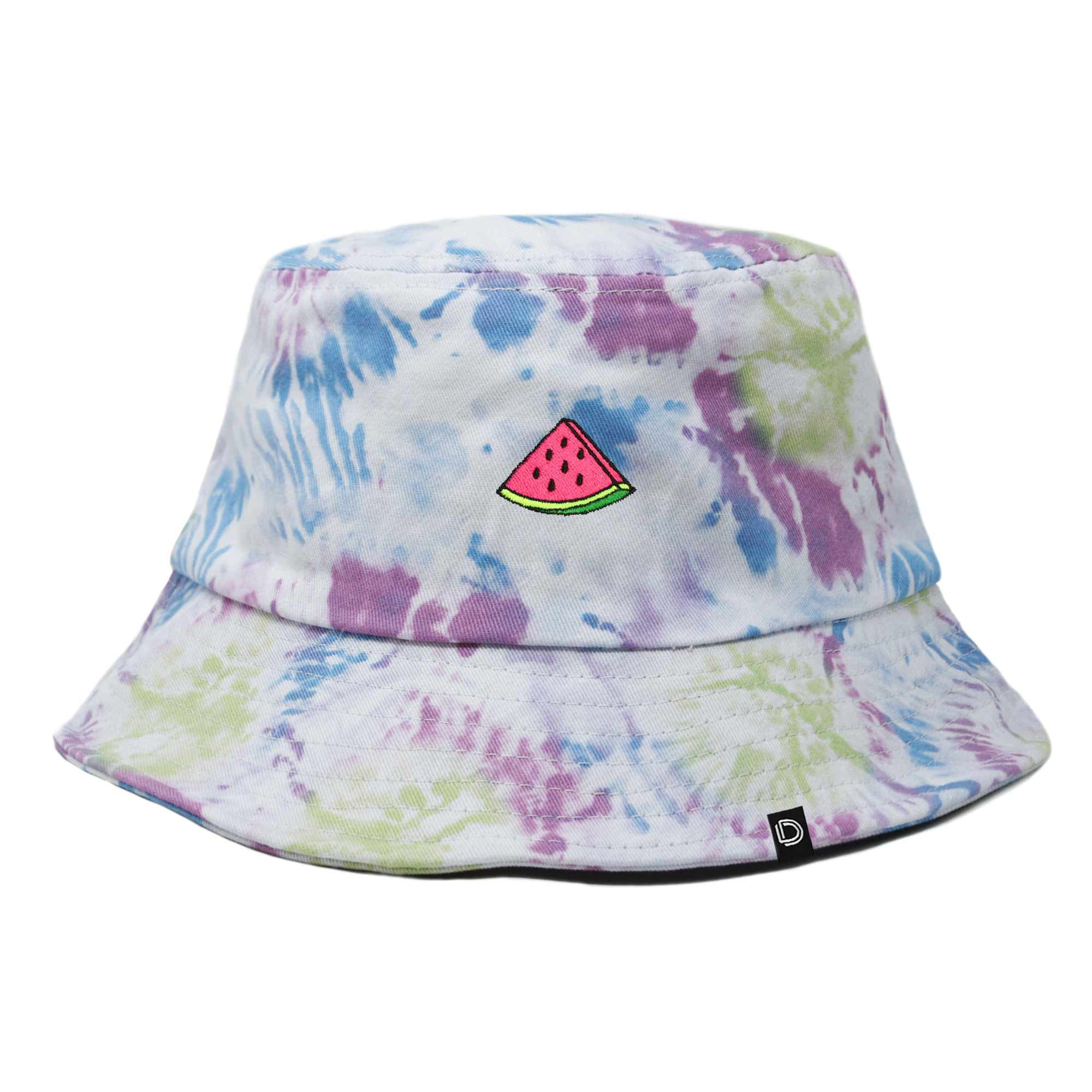 Teens Summer Watermelon Flamingo New Summer Unisex Cotton Fashion Fishing Sun Bucket Hats for Kid Women and Men with Customize Top Packable Fisherman Cap for Outdoor Travel
