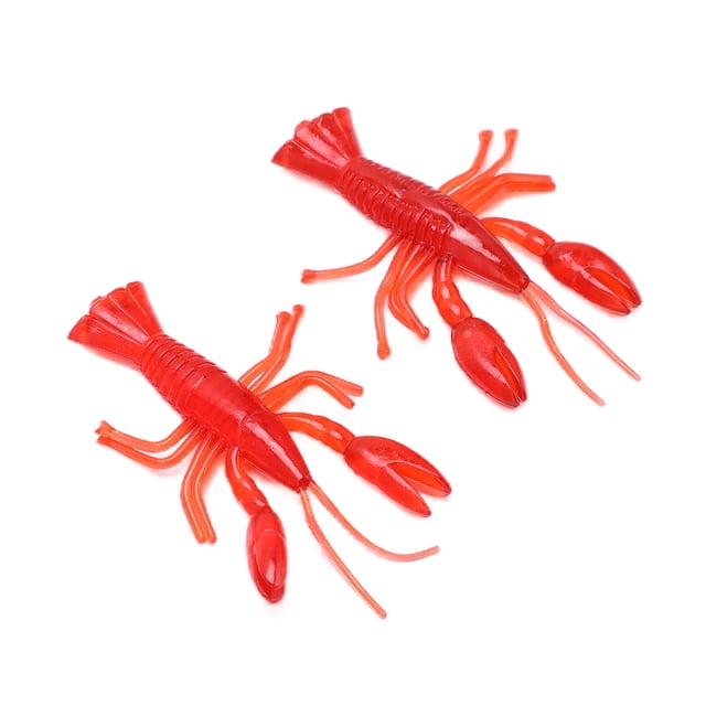 Señuelos de Camarones de Pesca ANGGREK Cebo Realista Luminoso Suave