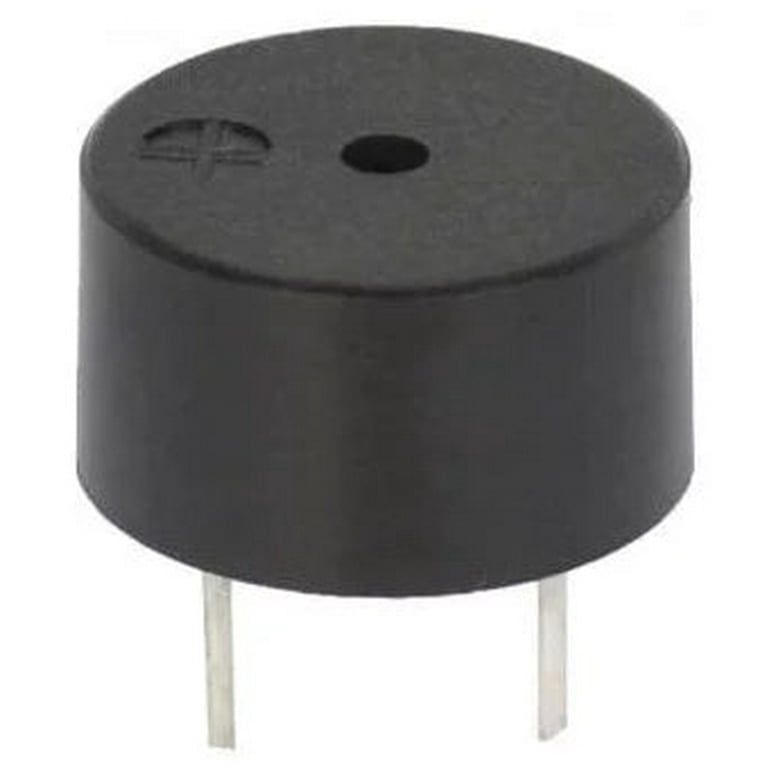 2 Pack 12VDC, 85dB 4000Hz Piezo Buzzer, Sealed, 0.54