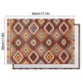thumbnail image 5 of Colorful Geometric Triangle Diamond Pattern Summer Placemats Table Placemats Set Of 6-Linen Kitchen Washable Placemats Table Mats 11.8"x17.7" Non-Slip Heat Resistant, 5 of 5