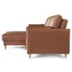 thumbnail image 5 of Sofá Cama Makora Samba con Memory Foam Color Café Vinipiel Respaldo Reclinable de 3 Posiciones, 5 of 7