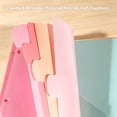 thumbnail image 5 of 1 Set Plastic 8‑Tab Binder Dividers with Pockets, Multicolor Page Separators for 3‑Ring Binders, A4 Size for Office & Home Organization, 5 of 8