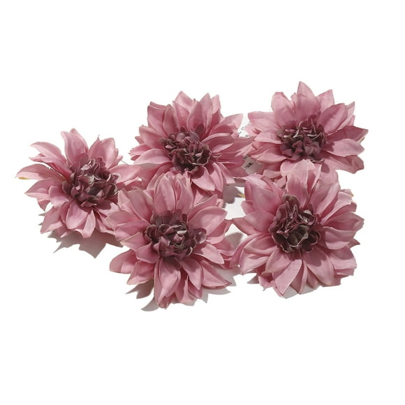 5 Heads Dahlia Fake Flowers Artificial Dahlia Flowers Faux Flowers for Home Wedding Party Office Supplies