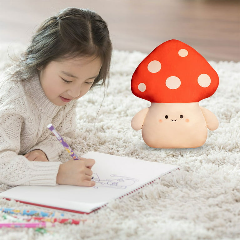  MMguai 12.6 Mushroom Stuffed Animal,Cute Big Mushroom Squishy  Soft Pillow plushies, Room Decor Plush Toy Doll Gifts for Kids  Birthday,Valentine,Christmas : Toys & Games