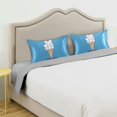 thumbnail image 3 of Yayeee Pillowcase King Size Set of 2 Satin Wrinkle Resistant Pillow Case, Ice Cream Cat, 3 of 7