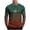 Green, variant on UVEASISHA Men's Long Sleeve T-Shirts Gradient Trendy ECG Print Graphic Tees Cotton Blend Casual Tshirts Hip Hop Streetwear Tops Black L