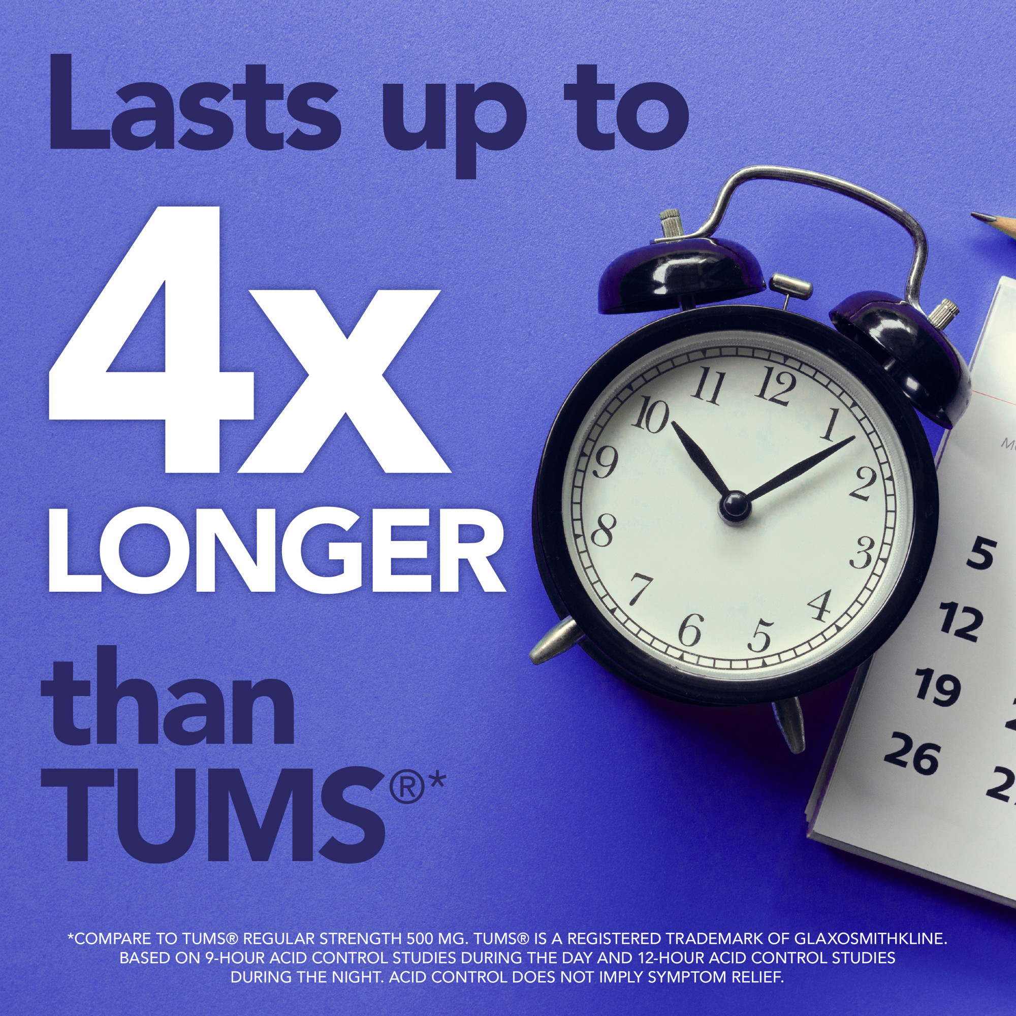 Equate Tabletas de Reductor de Ácido de Doble Acción Completo, Sabor Berry, 50 Unidades, Comparar con Ingredientes Activos de Pepcid Complete 2