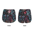 thumbnail image 3 of Daiia Paisley Pattern Women's 2 in 1 Running Shorts - Lightweight Athletic Workout Gym Yoga Shorts Liner with Phone Pockets-X-Large, 3 of 7