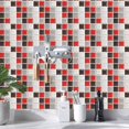 thumbnail image 2 of Azulejos para baño y cocina Adhesivos para azulejos, patrón de mármol Mosaico Decoración adhesiva impermeable, 2 of 5