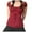 Z480 Red, variant on Landzoo Women'S T-Shirt Solid Color 1/4 Sleeve Square Collar Tops Summer Casual Women Tees Size L Black