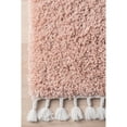 thumbnail image 3 of nuLOOM Neva Modern Tasseled Shag Blush 2' 6" x 12' Modern Runner Rug, 3 of 6