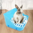 thumbnail image 3 of Caja de arena grande para conejos Yuyangstore con limpiador de hurones Azul, 3 of 8