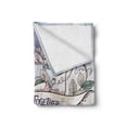 thumbnail image 2 of Anniversary Soft Flannel Fleece Blanket, Creative Sketch Artwork with Leaves and 10 Years Together Lettering on Ribbon, Cozy Plush for Indoor and Outdoor Use, 70" x 90", Multicolor, by Ambesonne, 2 of 6
