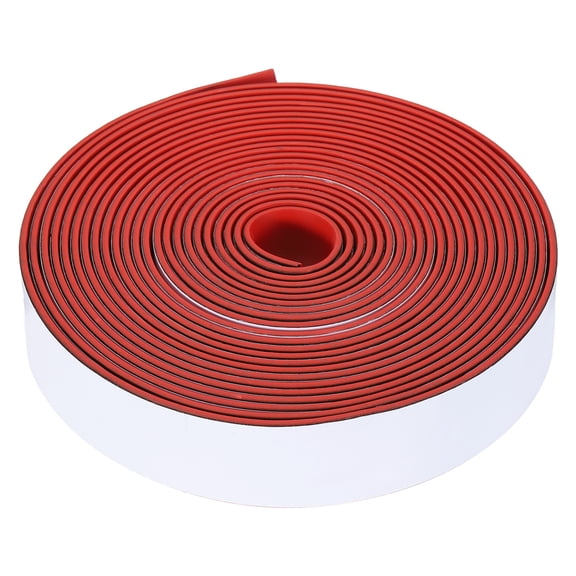 Fire Seal Strip, 19.7 Feet Expandable Door Seal, 30mmW x 2mmT, Red