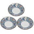 thumbnail image 1 of EeaseCA 3pcs Kitchen Snack Plates Ceramic Seasoning Dishes Appetizer Serving Tray, 1 of 7