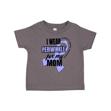 

Inktastic I Wear Periwinkle For My Mom Stomach Cancer Awareness Gift Toddler Boy or Toddler Girl T-Shirt