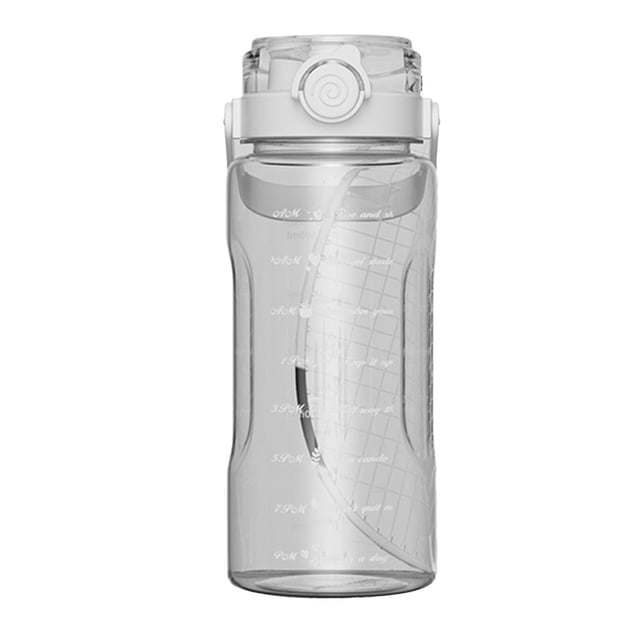 Yhmxh Summer Outdoor Large Capacity Sports Kettle With Straw High Temperature Proof Two Drinking Form One Click Lid Opening Lightweight & Waterproof Camping Gear Outdoors and Sports