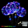 thumbnail image 4 of Light Up Clear Bobo Balloons 20” With 10 Ft Led String Lights For Party Birthday Wedding Cecorations, 50Pack, 4 of 9