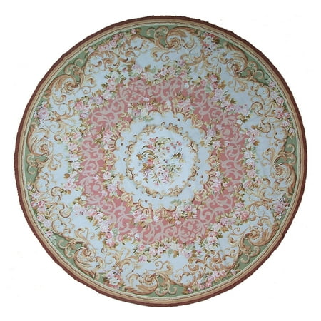 Aubusson Area - Pasargad Aubusson Hand-Woven New Zealand Wool Area Rug