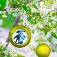 thumbnail image 5 of Shadow Milk Cookie Christmas Balls Ornaments Decoration Xmas Tree Hanging Ornament Pendant for Home Indoor Holiday Party Decor 4PCS, 5 of 7