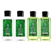 Bath and Body Works White Citrus for Men Two Body Lotion  Two 2-in-1 Hair Body Wash - Lot of 4