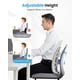 thumbnail image 3 of Almohada lumbar calefactable COMFIER con masaje vibratorio, cojín de apoyo para la espalda para silla de oficina, masajeador de espalda con grafeno para silla de juegos de coche, altura ajustable hast, 3 of 5