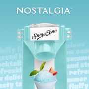 Nostalgia Retro Single Snow Cone Maker, Aqua