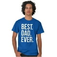 thumbnail image 4 of Best Dad Ever Fathers Day Gift Men's Big & Tall Crewneck Graphic Tee Brisco Brands 2X, 4 of 5