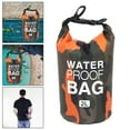 thumbnail image 2 of Small 2L Waterproof Dry Bag Crossbody Shoulder Bag for Kayaking Orange, 2 of 8