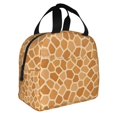 thumbnail image 3 of Giraffe Print Lunch Bag Thick Aluminum Foil Tote Cooler for Women Office Picnic Travel Gift, 3 of 7