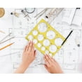 thumbnail image 6 of Traceease Geometric Drafting Jumbo Circle Template Drawing Stencil, Designing Template Measuring Ruler, 6 of 6