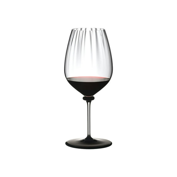 Riedel 4884/0 N Fatto A Mano Performance Cabernet Wine Glass, 29 oz, Black Base