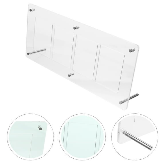 MLINS  Football Card Display Stand Star Showing Rack Transparent Holder