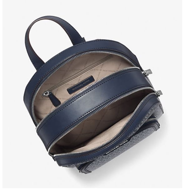Michael Kors Navy Signature Backpack Michael Kors Cooper Logo Backpack – Club de Mode main image 3