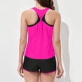 thumbnail image 4 of Traje de Baño de Cintura Alta, Conjunto de Traje de Baño Deportivo de Cuerpo Dividido Cómodo Conservador, Playa de Dos Piezas, 4 of 8