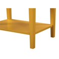 thumbnail image 7 of Pemberly Row Contemporary Solid Wood 2 Drawer Nightstand in Yellow, 7 of 7