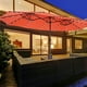 thumbnail image 1 of Costway Sombrilla de Patio de Doble Cara de 457.2 cm con 48 Luces LED Solares y Manivela para Exteriores de Color Beige, 1 of 3