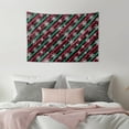 thumbnail image 5 of SEANATIVE Christmas Stripes Tapestry Xmas Snowflake Tapestry for Bedroom Wall Tapestry Small Tapestry for Living Room Door Tapestry for Home & Kitchen, 36H*24W Inches, 5 of 6