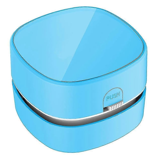Portable Mini Usb Car Vacuum Cleaner, Home Desk Vacuum Cleaner, Blue_Perfect Gift