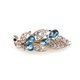 thumbnail image 5 of Paquete de 12 pinzas para el pelo de lujo con forma de mariposa, cristales, diamantes de imitación, purpurina, broche de Metal brillante, horquillas, pasadores, pinza para el pelo JM, 5 of 7