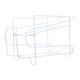 thumbnail image 2 of Estante de hierro para cocina, organizador portátil para latas de refrescos, cerveza, cerveza, refrigerador (blanco), 2 of 5
