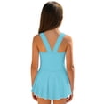 thumbnail image 2 of Uourmeti Cartoon Dinosaur Guitarist Skirted One-Piece Swimsuit for Girls - Quick Dry, Stretchy Swim Dress for Beach & Pool Vacations, 2 of 8