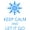 Light Blue, variant on Vinyl Wall Decal: Keep Calm and Let it Go | StickerDecal Movie Quote | Vinyl Wall Decal | Snowflake Bedroom Sticker 22"x26" [DS17]