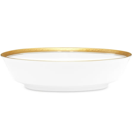 Noritake Crestwood Gold Oval Vegetable Serving Bowl