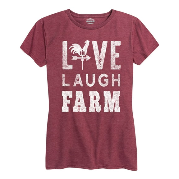 Case IH - International Harvester Live Laugh Farm  - Women's Short Sleeve Graphic T-Shirt