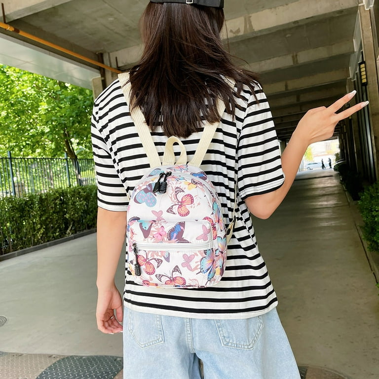 FunnyBeans Mini Backpack Girls Cute Small Backpack Purse for Women Teens  Kids School Travel Shoulder Purse Bag (Butterfly)