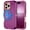Purple/Pink, variant on Petocase Magnetic For iPhone Air Case,Compatible with Mag-safe Anti-Drop Heavy Duty Shockproof Rugged Protecive Phone Cover,Purple/Pink
