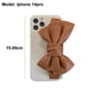 thumbnail image 2 of Desiderio Funda de cuero con lazo grande compatible con iPhone, elegante y suave funda para teléfono móvil protegida a mano, estilo: estilo 1; iPhone14pro, 2 of 5